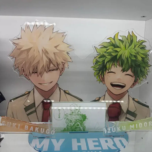 [BUNJANG] My Hero Academia Jump Big Giga Acrylic Standee - Izuku Midoriya & Katsuki Bakugo / 나히아 점프 big giga 미도리야 바쿠고 아크릴 스탠드