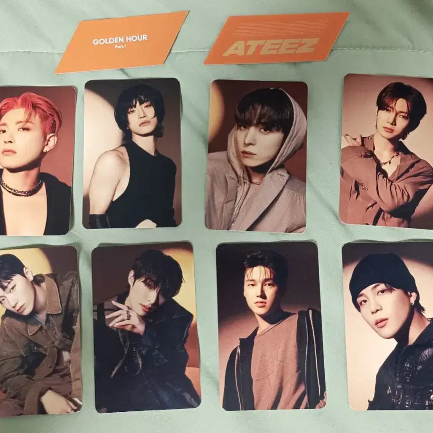 [BUNJANG] ATEEZ GOLDEN HOUR Part.1 Official Photocard Set / 에이티즈 골든아워 파트1 포카앨범 공식 포카세트