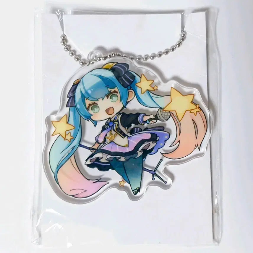 [BUNJANG] Vocaloid Hatsune Miku 10th Anniversary Acrylic Keychain Classic Goods / 보컬로이드 하츠네 미쿠 10주년 기념 아크릴 키링 고전 굿즈