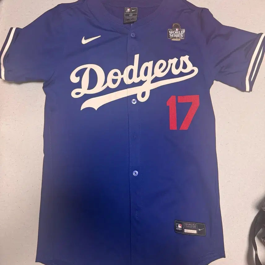 [BUNJANG] LA Dodgers 2024 World Series Shohei Ohtani Elite Embroidered Jersey (Nike) / LA다저스 2024 월드시리즈 엘리트 오타니쇼헤이 유니폼(나이키/자수)