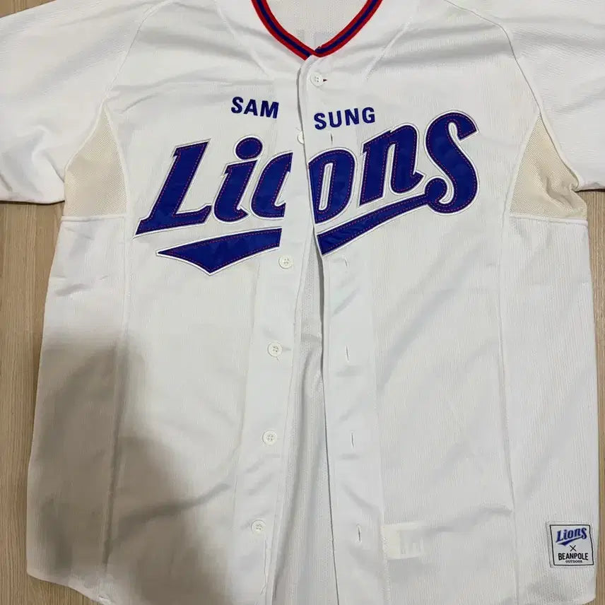[BUNJANG] Samsung Lions Beanpole Authentic Uniform White Size 100 / 삼성 라이온즈 빈폴어센틱 유니폼 화이트