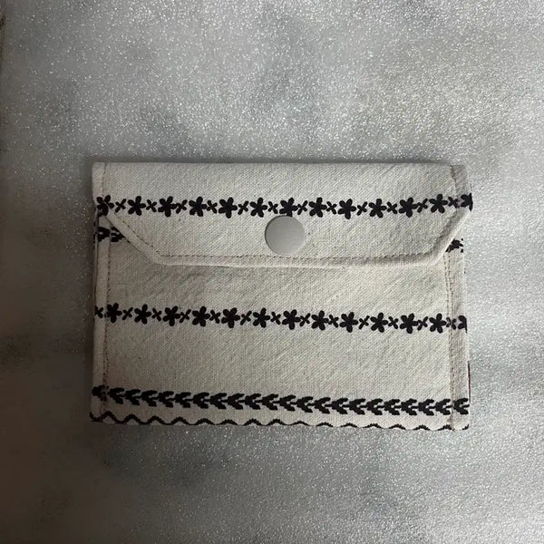 [BUNJANG] Handmade Linen Card & Business Card Holder Wallet / 새상품 미사용 핸드메이드 카드 명함 지갑