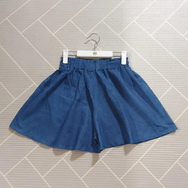 [BUNJANG] Denim Skort Shorts / (1회착용)청데님치마바지.큐롯반바지.숏팬츠.반바지