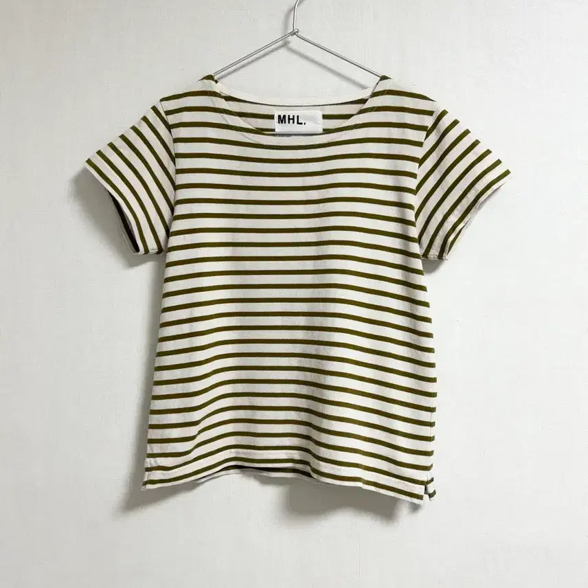 [BUNJANG] Margaret Howell Striped Cotton T-Shirt / 마가렛호웰 스트라이프 면티