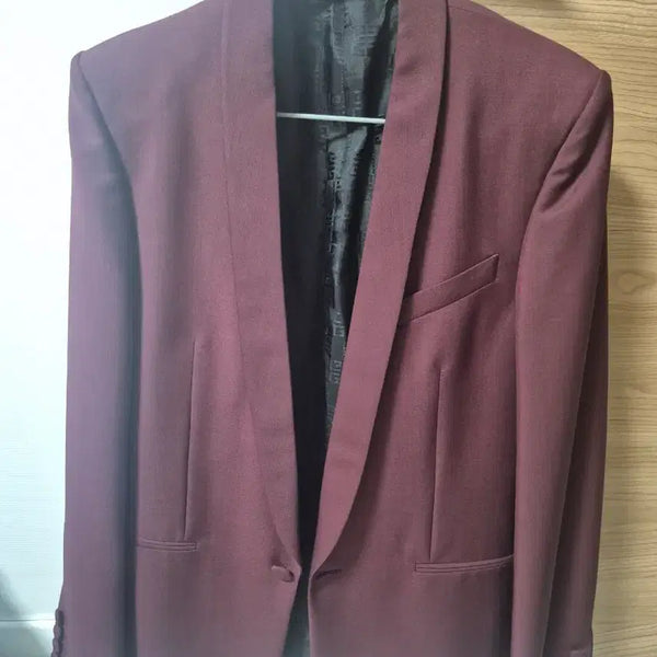 [BUNJANG] Givenchy Burgundy Blazer / 지방시 블레이저