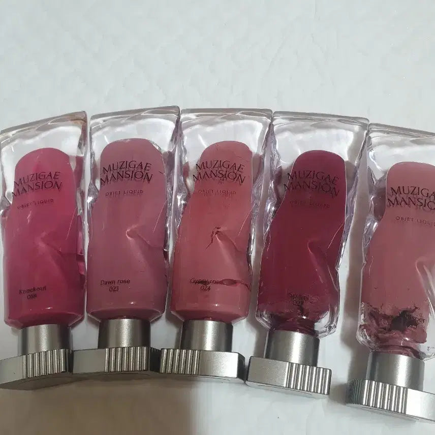 [BUNJANG] Mujer Mansion Object Liquid Tint 5 Color Set Bundle / 무지개맨션 오브제 리퀴드 5종 세트 일괄
