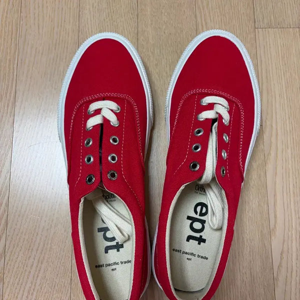 [BUNJANG] EPT Red Sneakers (Unused) / 미사용 EPT 레드 스니커즈