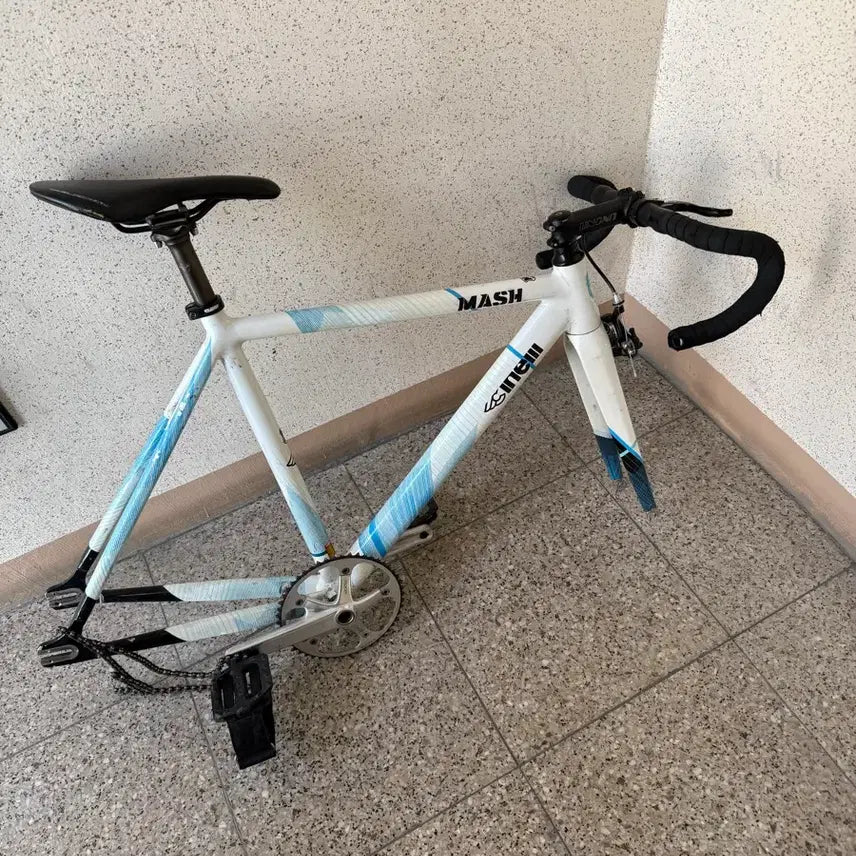 [BUNJANG] Cinelli Mash Cyanotype Frame Set (Omnium Crankset) / 치넬리매쉬 시아노타입 반차 (옴니움크셋)