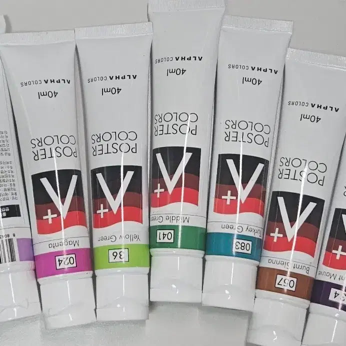 [BUNJANG] Alpha Poster Color 40ml Individual Sale / 알파 포스터 칼라 40ml 낱개 판매