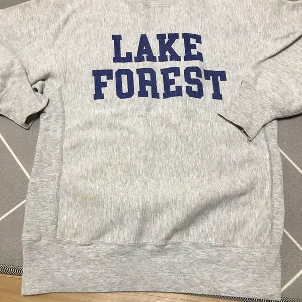 [BUNJANG] LAKE FOREST Grey Sweatshirt / LAKE FOREST 회색 맨투맨