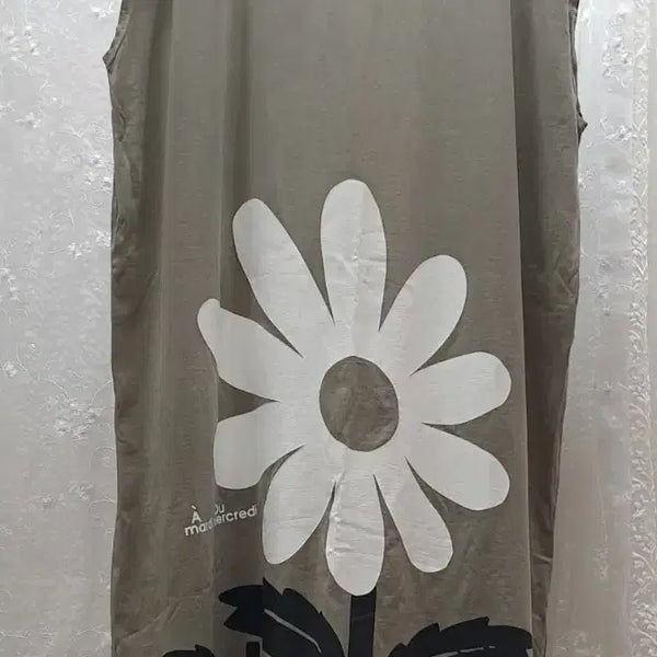 [BUNJANG] Mardi Mercredi Flower Pattern Cotton Long Dress Free Size / 마르디 메끄르디플라워패턴 면 롱원피스 free