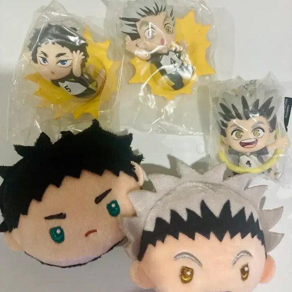 [BUNJANG] Haikyuu!! Bokuto & Akaashi Shoulder Clip Hairpins & Magnets Bundle Set / 하이큐 보쿠토 아카아시 가챠 후쿠로다니 어깨쿵 헤어핀