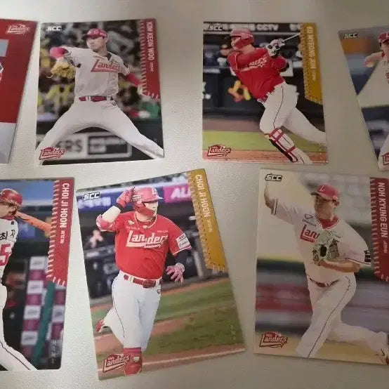 [BUNJANG] SSG Landers Baseball Card Collection (Includes Lee Ro-woon Alphabet Card) / Ssg랜더스 카드 27장 정리 (KBO2026이로운 알파벳 포함)