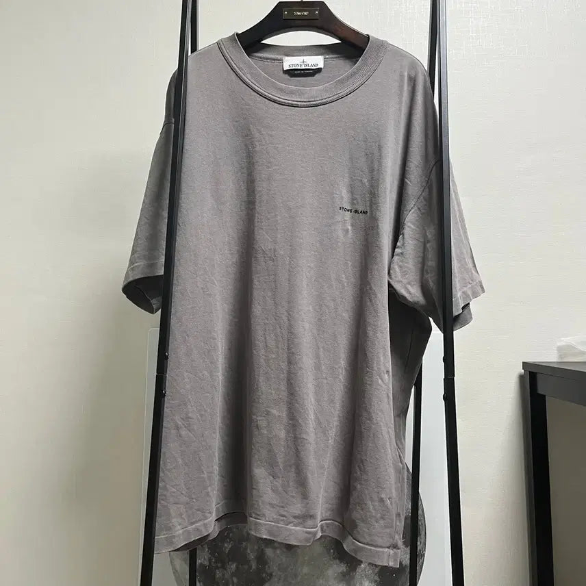 [BUNJANG] Stone Island Small Logo Cotton T-Shirt (2XL) / 정품 2XL) 스톤아일랜드 스몰로고 코튼 티셔츠