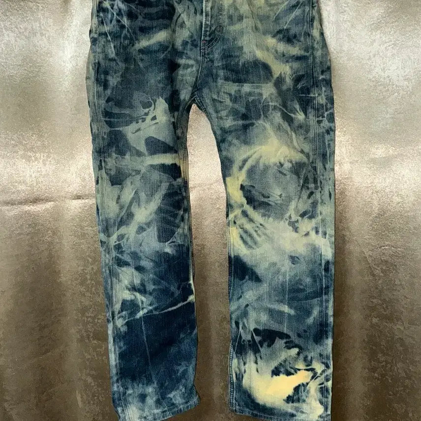 [BUNJANG] Wrangler Japanese Edition Tie-Dye Denim Jeans 34 / 랭글러 일본판 데님 타이다이 34