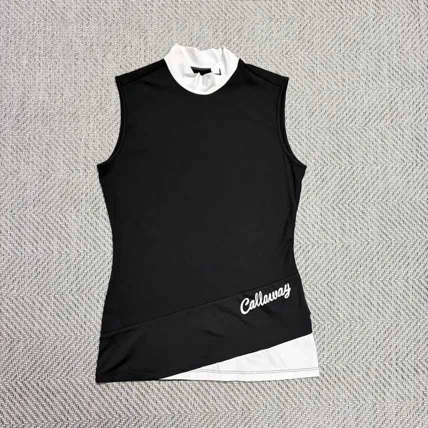 [BUNJANG] Callaway Mock Neck Sleeveless Jersey / (90)캘러웨이 모크넥 져지 슬리브리스