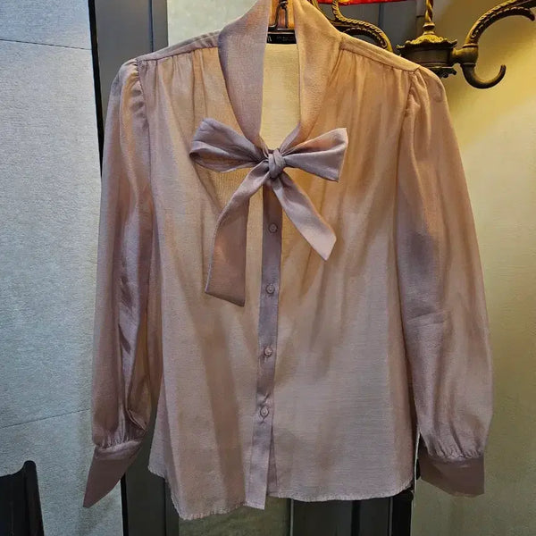[BUNJANG] Zara Indie Pink Blouse / 자라 블라우스 새상품