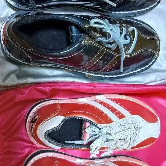 [BUNJANG] Bowling Shoes (Black/Pink) - Set of 2 Pairs / 볼링화 블랙/핑크 2켤레