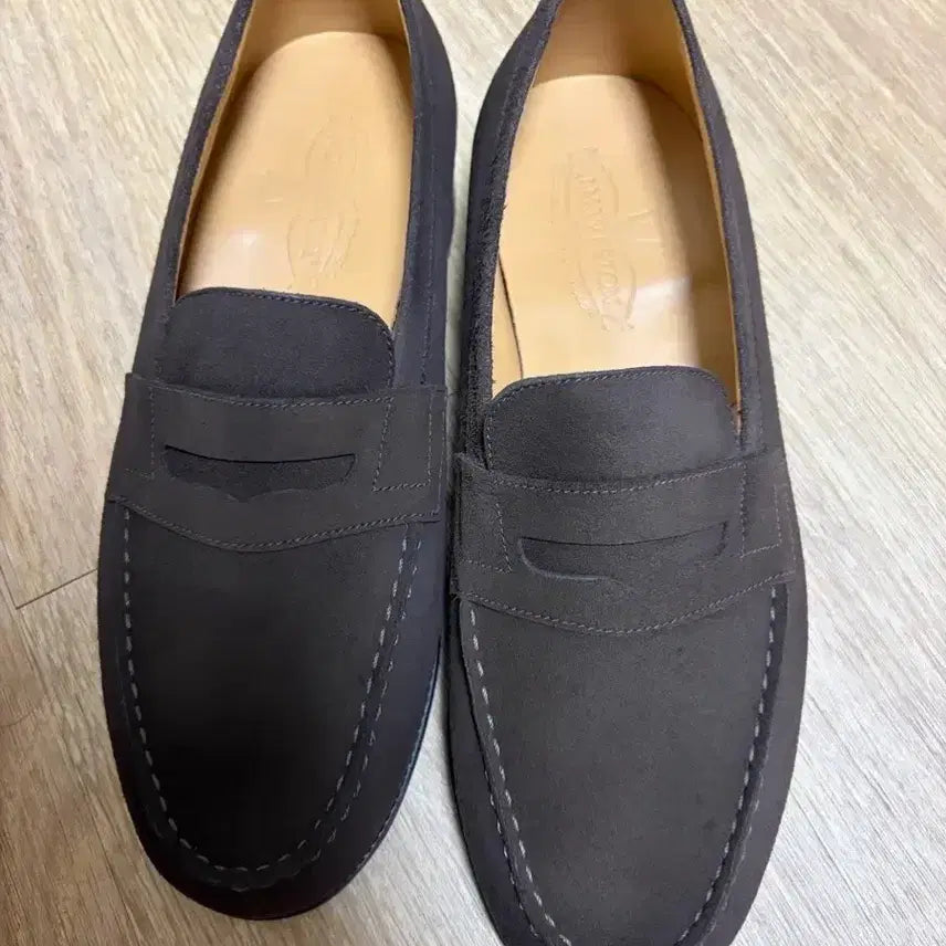 [BUNJANG] JM Weston 180 Dark Brown Suede Loafers / JM WESTON 제이엠웨스통 180 다크브라운 스웨이드 6.5E 새제품