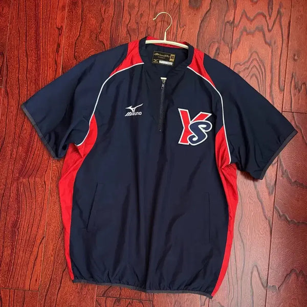 [BUNJANG] Yakult Swallows Mizuno Pro Player Issued Windbreaker / 야쿠르트스왈로즈 미즈노프로 선수단 지급용 바람막이