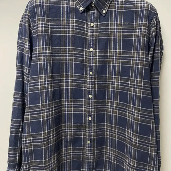 [BUNJANG] Henry Cotton Linen Blend Button-Down Shirt / 헨리코튼 린넨 블랜딩 버튼다운 셔츠