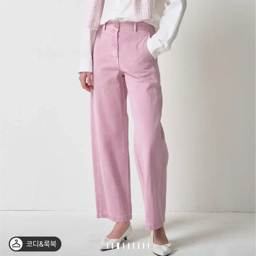 [BUNJANG] MINE Pink Denim Pants / MINE 마인 바지 44