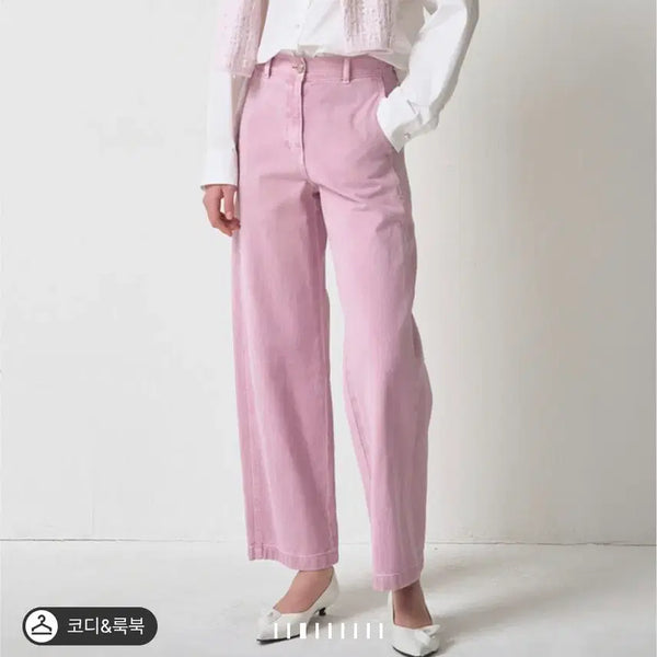 [BUNJANG] MINE Pink Denim Pants / MINE 마인 바지 44