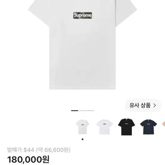 [BUNJANG] Supreme Box Logo T-Shirt / 슈프림 박스 로고 반팔 티