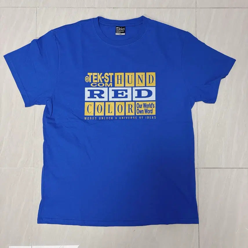 [BUNJANG] Ticket Short Sleeve T-Shirt L Size / 새제품 테켓 반팔티 L사이즈