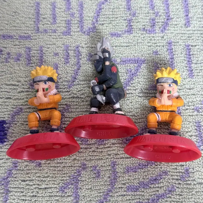 [BUNJANG] Naruto Jump Festa Coca-Cola Collaboration Kakashi Vintage Figure Set / 나루토 점프 페스타 코카콜라 콜라보 카카시 고전 피규어