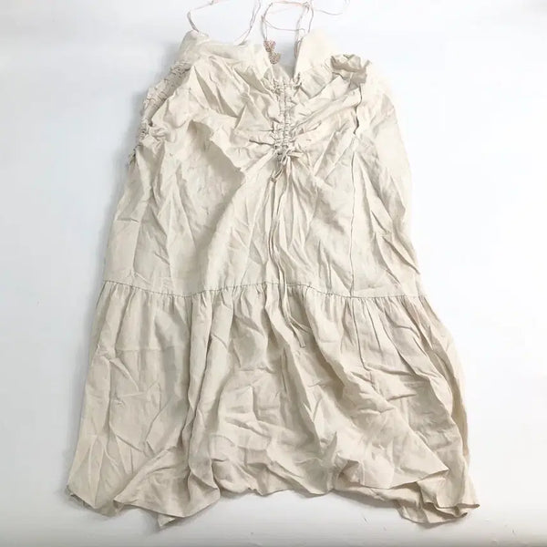 [BUNJANG] Linen String Long Dress / 린넨 끈 롱 원피스