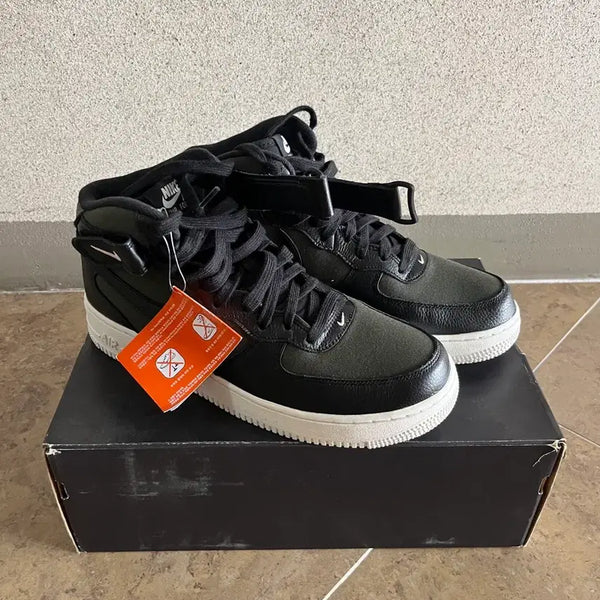 [BUNJANG] Nike Air Force Khaki Black New w/ Box / 나이키 에어포스 카키블랙 새상품 박스포함