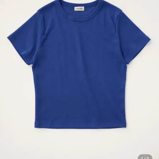 [BUNJANG] Sienne 1995 Cobalt Blue Short Sleeve T-Shirt / 시엔느 1995 top 반팔