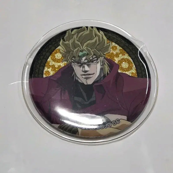 [BUNJANG] JoJo's Bizarre Adventure Dio Pin Badge & Caravan T-shirt Goods / 죠죠의 기묘한 모험 디오 캔뱃지 죠죠 카라반 티셔츠 굿즈 어깨쿵 가챠