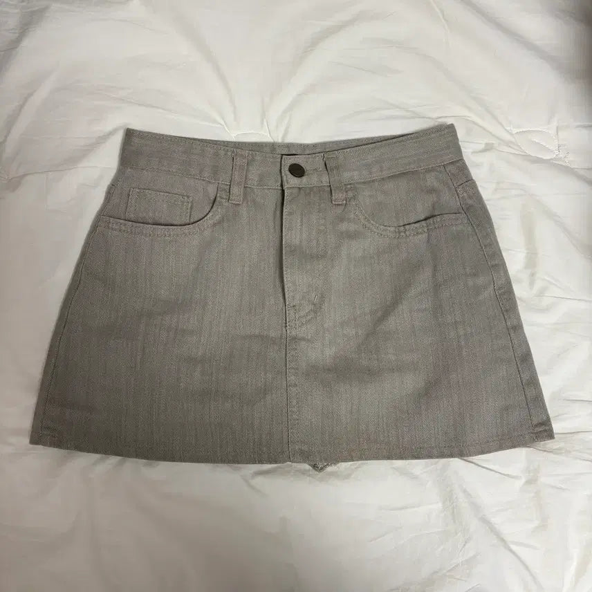[BUNJANG] WIZ.D Denim Skirt Shorts Mini Skirt / WIZ.D 데님 치마바지 미니스커트