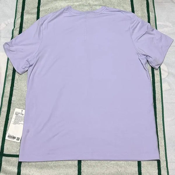 [BUNJANG] Lululemon Soft Jersey Short Sleeve T-Shirt - Lavender - Size L - New / 룰루레몬 소프트 저지 숏슬리브 반팔 - L 새상품