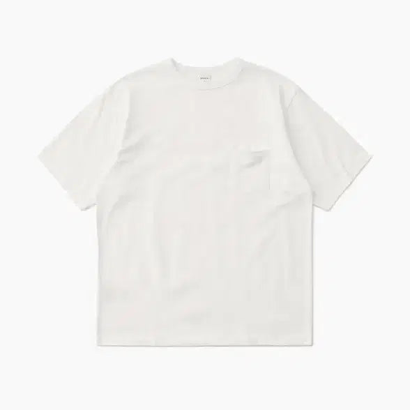 [BUNJANG] Khakis 2-Pack Pocket T-Shirt White / 카키스 2팩 포켓 티셔츠 화이트