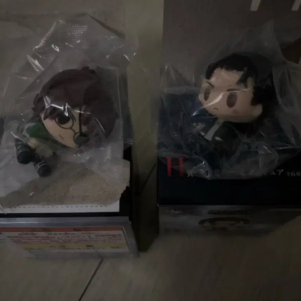 [BUNJANG] Attack on Titan Hange Zoë & Eren Yeager Chokonokko Figure (Sealed) / 진격거 한지,에렌 초코노코