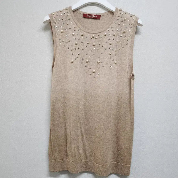 [BUNJANG] MaxMara Wool Silk Knit Top / 정품 MaxMara 막스마라 울 실크 니트 탑 S / 명품의류
