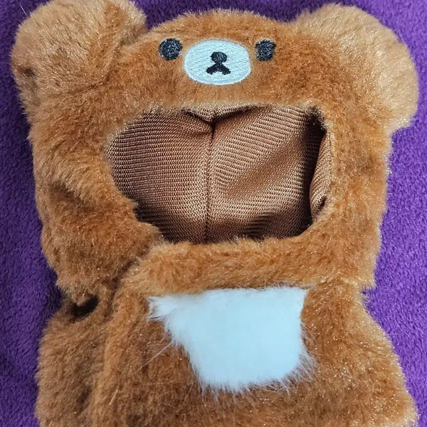 [BUNJANG] San-X Rilakkuma Chairoikoguma Poncho Doll Clothes / 산엑스 리락쿠마 차이로이코구마 오키가에 판쵸 인형 옷