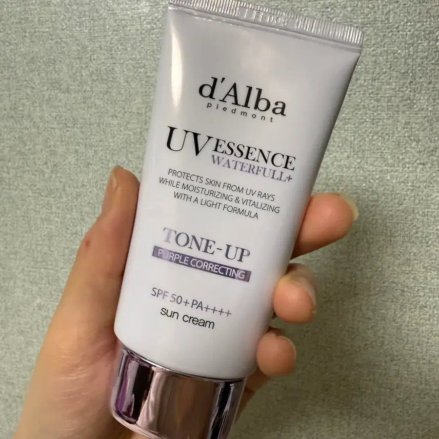 [BUNJANG] d'Alba Waterful Tone-Up Sun Cream (Purple) - Sealed / 미개봉,미사용) 달바 워터풀 톤업 선크림(퍼플) 미개봉 판매