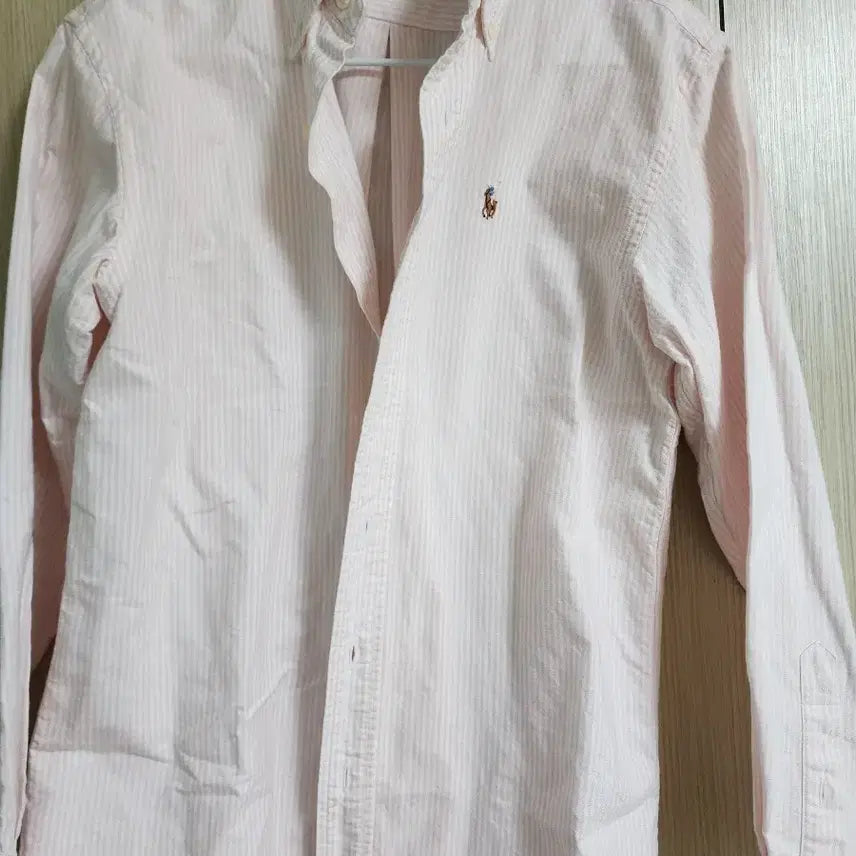 [BUNJANG] Polo Ralph Lauren Pink Stripe Shirt / 폴로 랄프로렌 핑크 스트라이프 셔츠