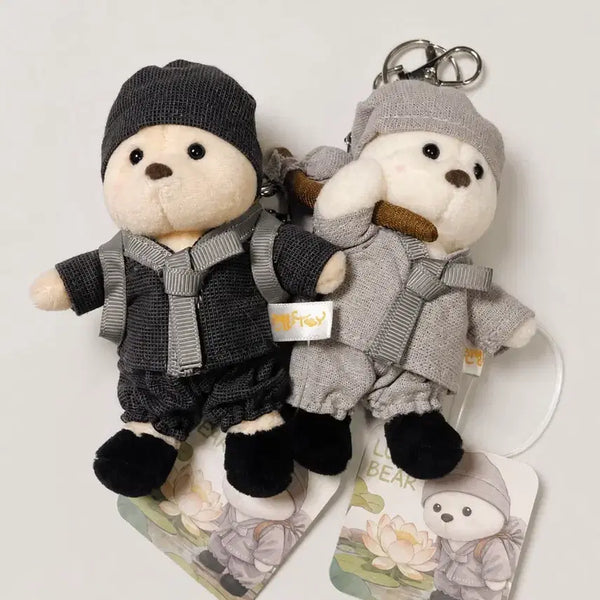 [BUNJANG] Louis Bear Monk Doll Keyring / 불교 굿즈 ) 동자승 스님 루이베어 곰돌이 인형 키링