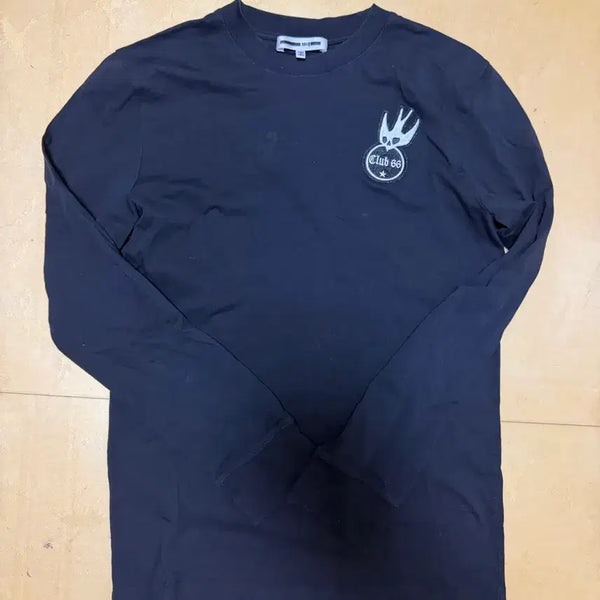 [BUNJANG] Alexander McQueen Long Sleeve T-Shirt Club 66 Print Black / Alexander McQueen 알렉산더 맥퀸 긴팔 티셔츠 100L