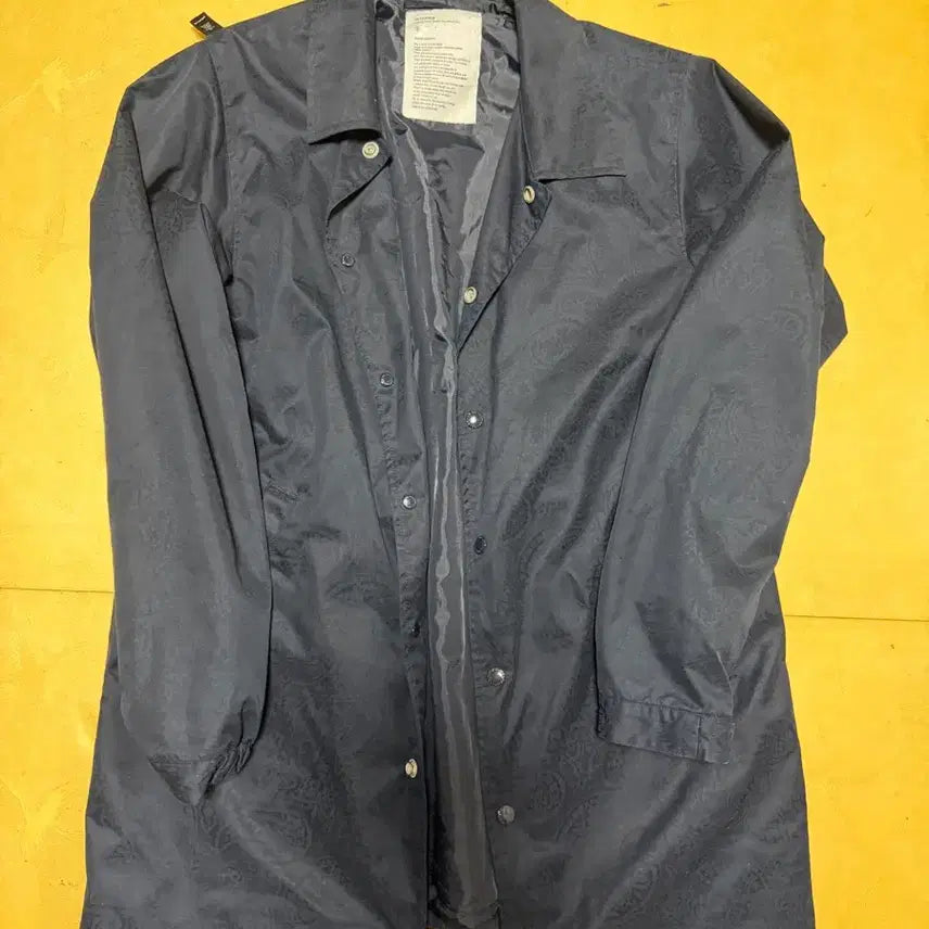 [BUNJANG] WTAPS Paisley Black Coach Jacket / 더블탭스 페이즐리 블랙 코트 코치 미디 자켓 100L