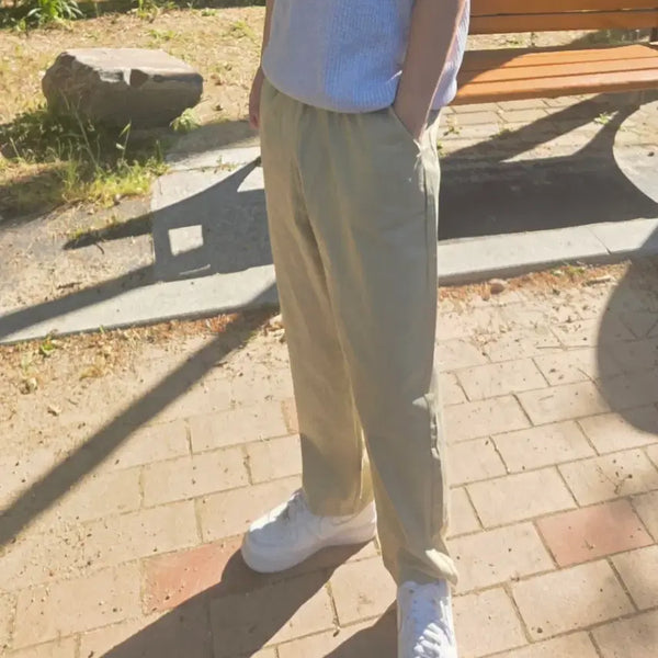 [BUNJANG] Linen Tapered Fit Men's Pants / 린넨 테이퍼드핏 남성팬츠