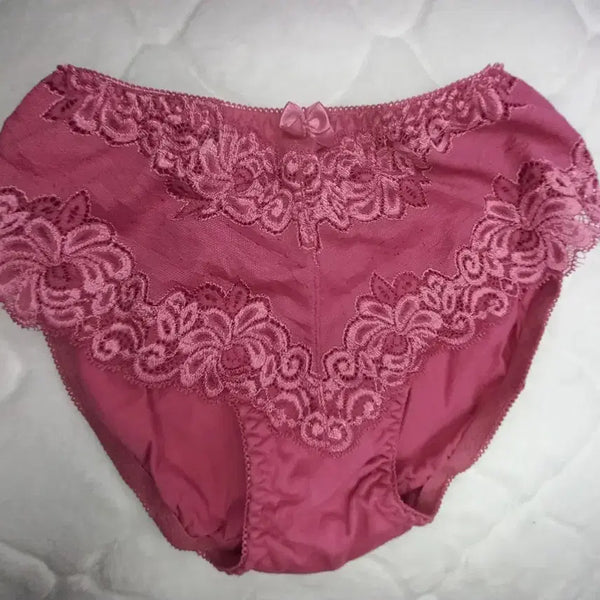 [BUNJANG] Lace Women's Panties Rose Pink / 레이스 여성 팬티 로즈핑크 중고