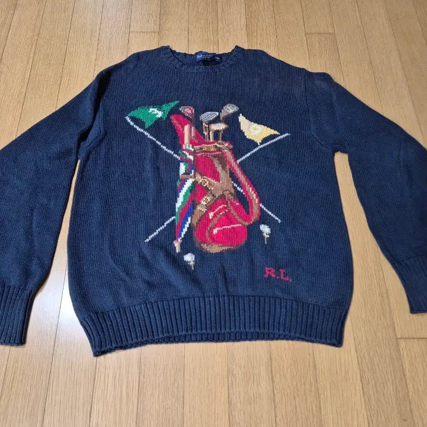 [BUNJANG] 90s Polo Ralph Lauren Golf Club Knit L / 90s 폴로 랄프로렌 골프클럽 니트