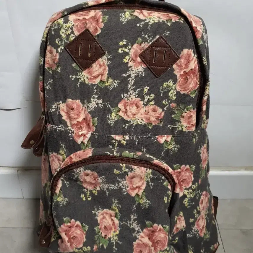 [BUNJANG] Anello Lightweight Flower Pattern Backpack / 아네로 anello 경량 플라워 패튼 백팩