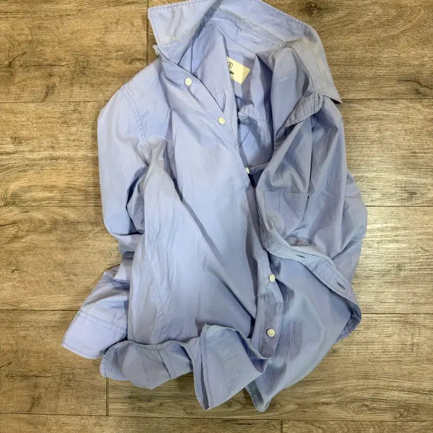 [BUNJANG] Years Ago Button-Up Shirt (Sky Blue, Size M) / 이얼즈어고 셔츠 M